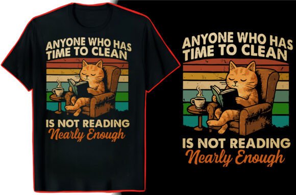 Book Lover Quote TShirt Review for Real Embroidery