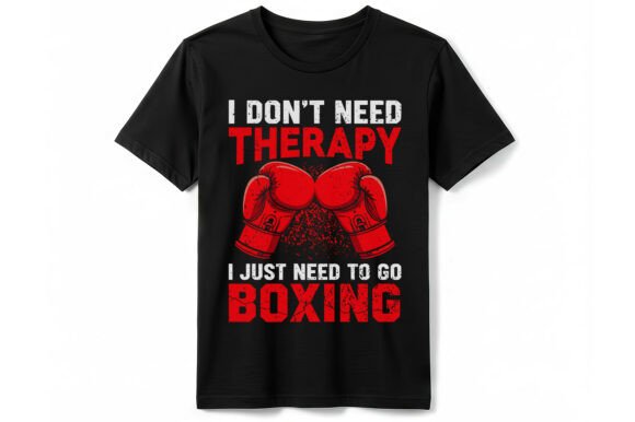 Boxing Therapy Gloves T-shirt: A Smart Graphic for T-Shirt Designs