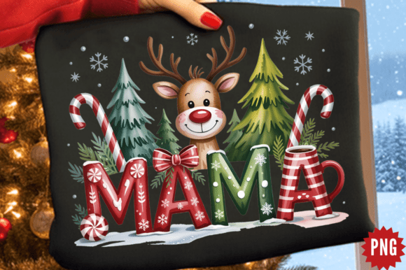 Cute Festive Mama Sublimation Design Review