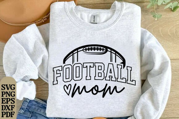 Football Mom Svg, Football Mom Png, SVG: Graphics for T-Shirt Designs