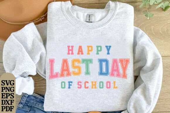 Happy Last Day of School Png, Doodle Png for T-Shirt Designs