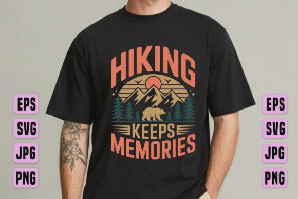 Hiking Memories Nature Lover Design: Graphics & T-Shirt Designs Review