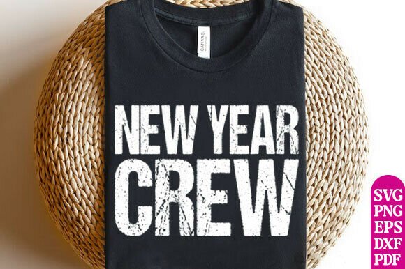 New Year Crew Png Cozy Sweaters Winter Graphic Design