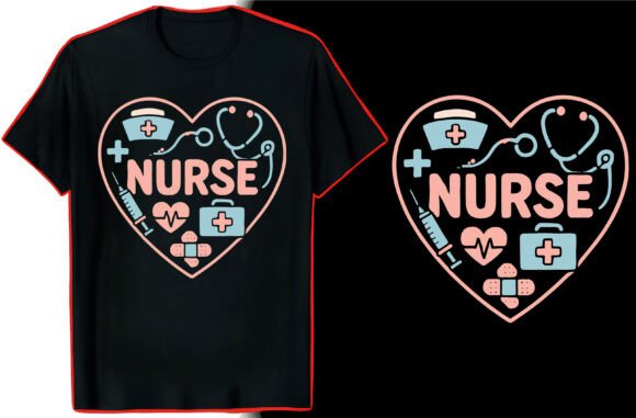 Nurse Life Quote TShirt Graphics for T-Shirt Designs