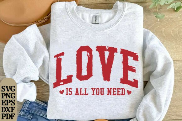 Retro Love Valentines Sweatshirt Graphics for T-Shirt Designs
